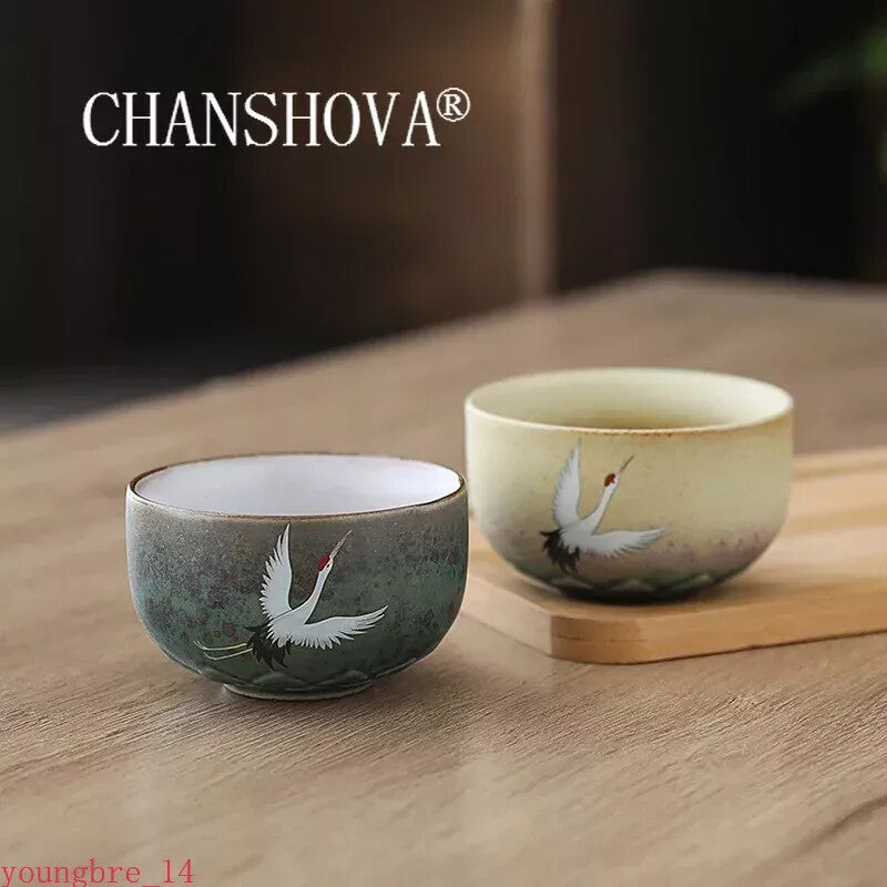 1pc 100ml Chinese Style Ceramic Teacup Coffee Cup Tea Bowl Set household Tea cup