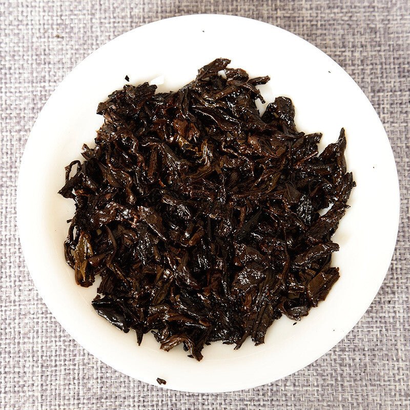 100g Pu'er Tea Leaves Ripe Tea Cake Bai Ling Golden Bud Ripe Tea Cake