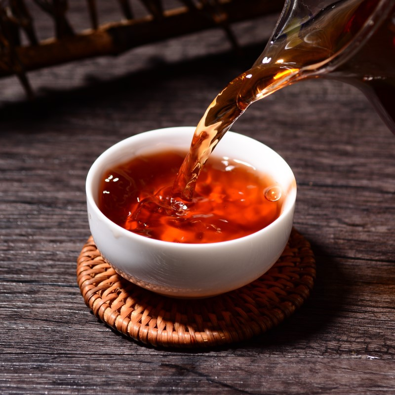 357g Premium Yunnan Pu'er Tea Organic Seven Seed Cake Tea Ripe Tea