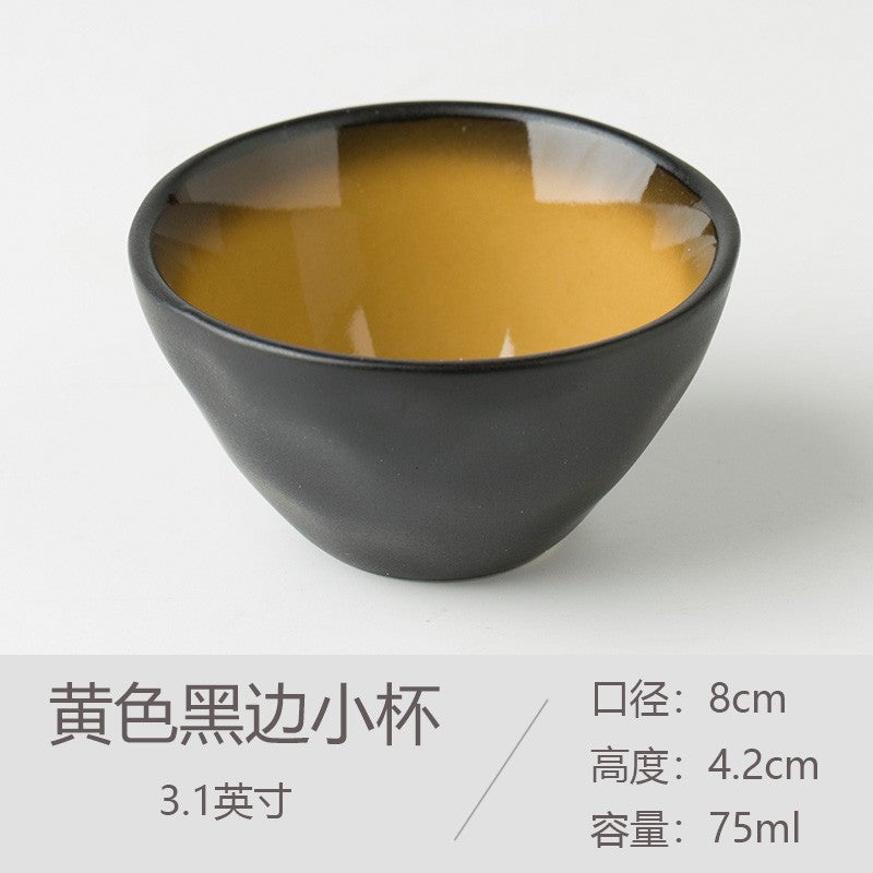 75ML Ceramic Kung Fu Tea Set Without Handle Cup Chinese Aviation Tea Cup Tea Set