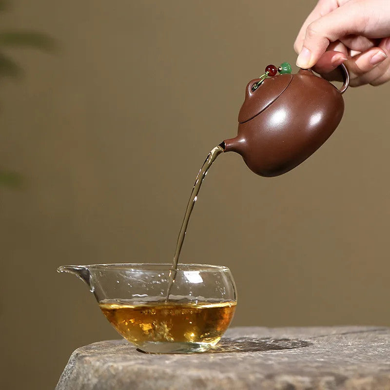 Chinese Yixing Teapot Handmade Tea Pot Tea Infuser Kettle Zisha Tea Set 90ml