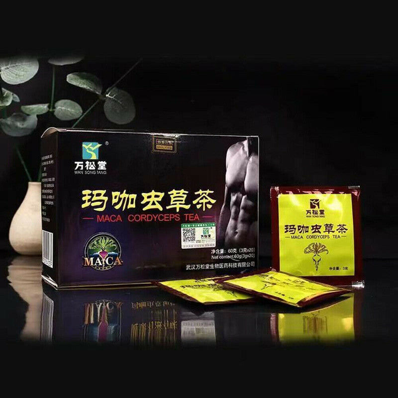 Cordyceps Militaris Maca Tea Energy Cordyceps Maca Five Treasures Tea