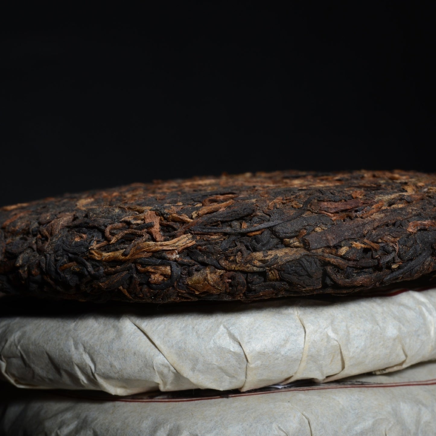 Ripe Tea 100g*3 Puerh Tea Ripe Tea Cake Tea Lao Banzhang Pu'er Ripe Tea Cake