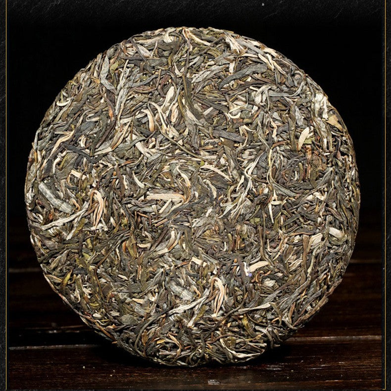357g Yunnan Menghai Ban Zhang Yinxiang Pu'er Tea Raw Tea Cake Qizi Cake Tea