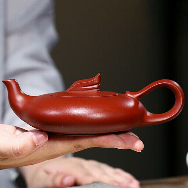 180ml Chinese Yixing Purple Clay Teapot Gongfu Teaset Handmade Tea Ceremony
