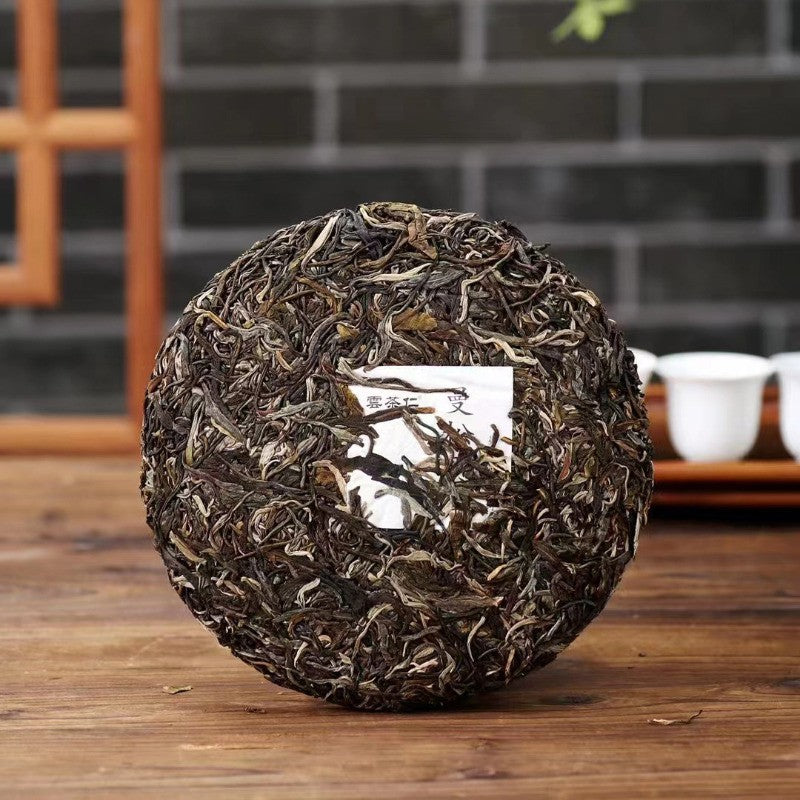 357g Premium Yunnan Menghai Mansong Ancient Tree Gong Tea Pu'er Tea Raw Tea Cake