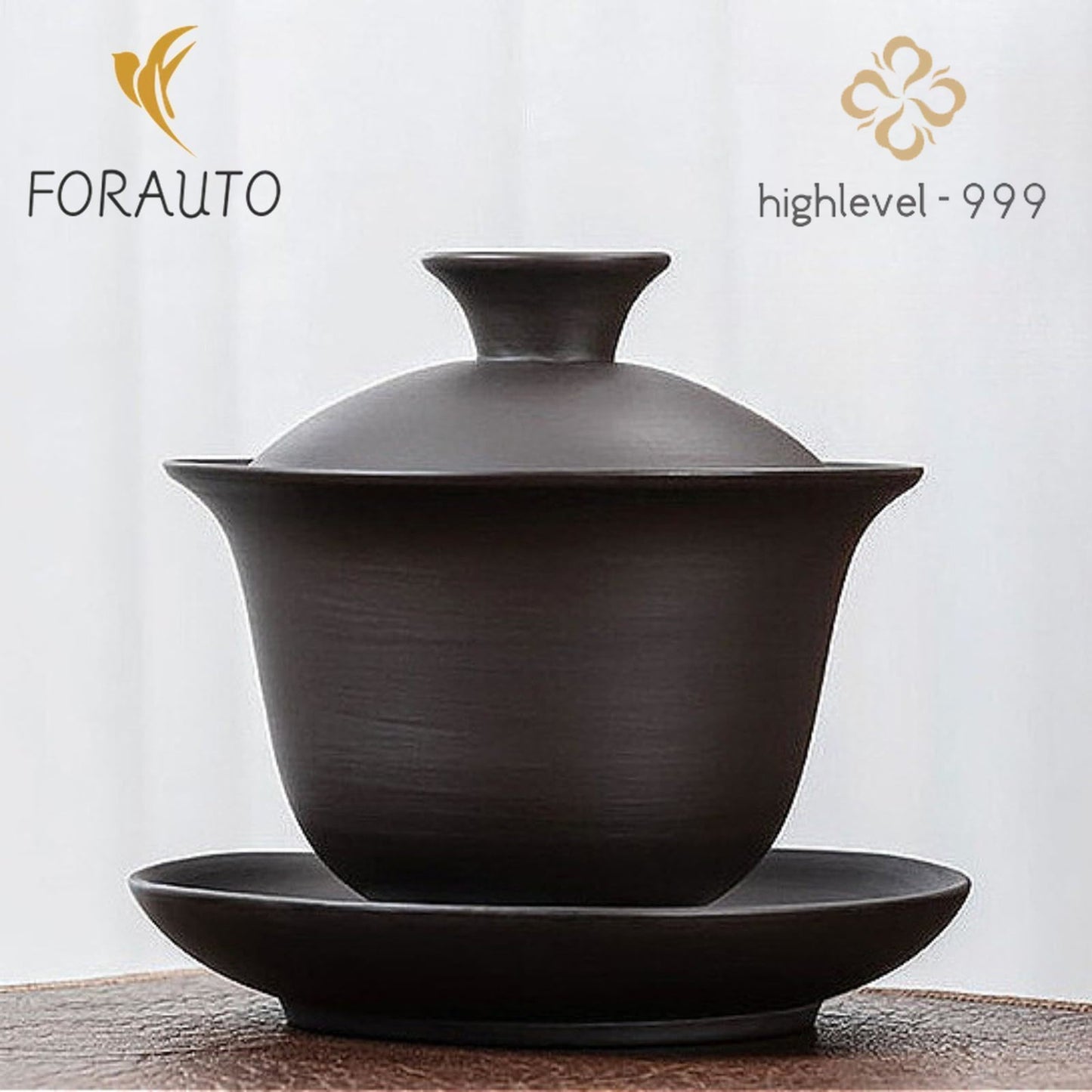 Purple Sands Gaiwan Tea Bowl Tea Cup 110ml 3.7oz Chinese Kungfu Tea Set