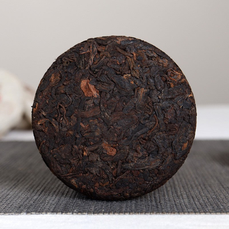50g Yunnan Pu'er Tea 2022 Menghai Ripe Tea Cake Mansong Mini Small Tea Cake