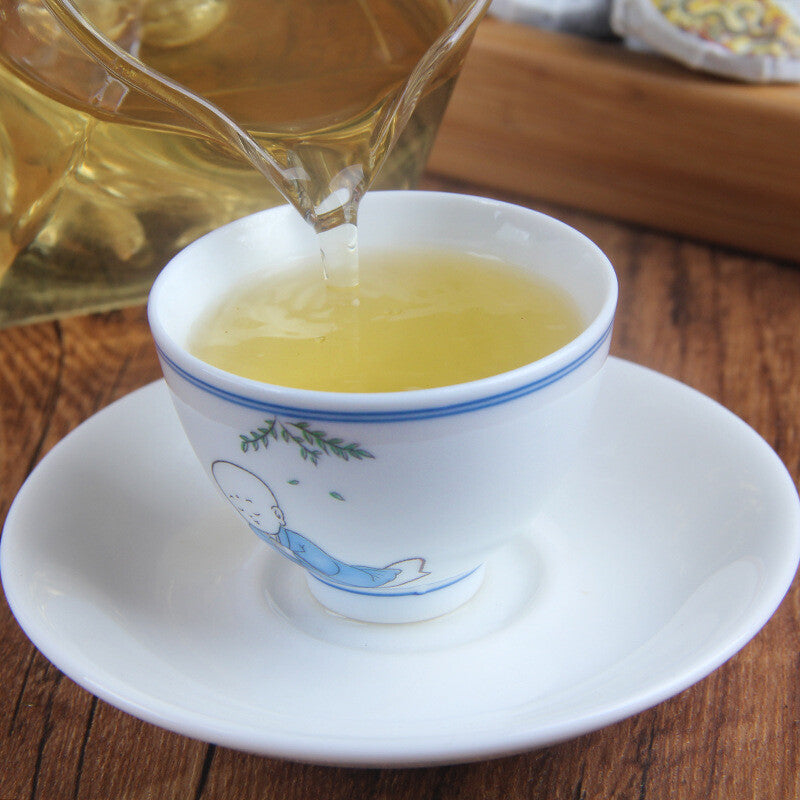 Spring Tea Ancient Tree Gold Cake Gold A Pu'er Tea Raw Tea Mini Small Cake Tea