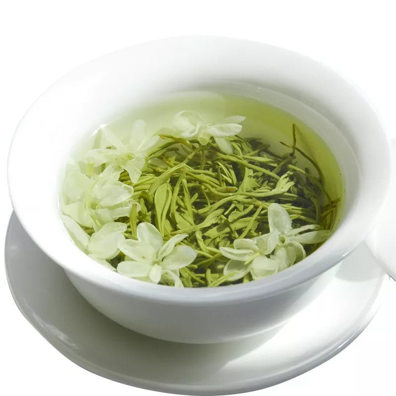 250g China Bi Tan Piao Xue Green Tea,Snowflakes on Green Lake Jasmine Green Tea