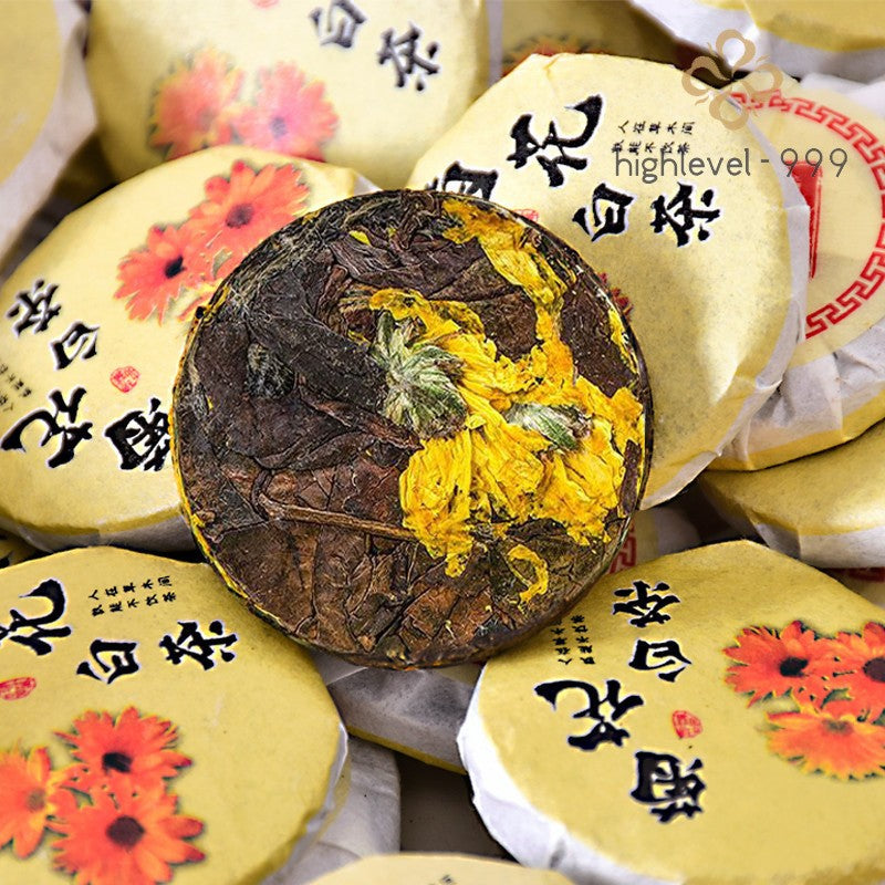 Chrysanthemum White Tea Small Tea Cake Fuding Aged White Tea Cake