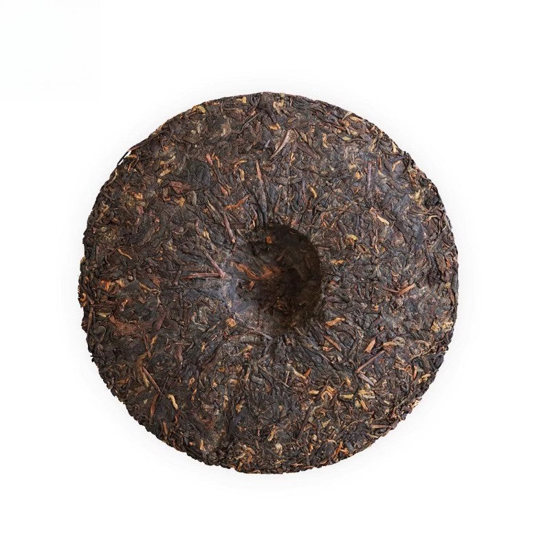 357g Authentic Yunnan Menghai Pu'er Tea Classic 7592 Ripe Tea Cake Qizi Cake Tea