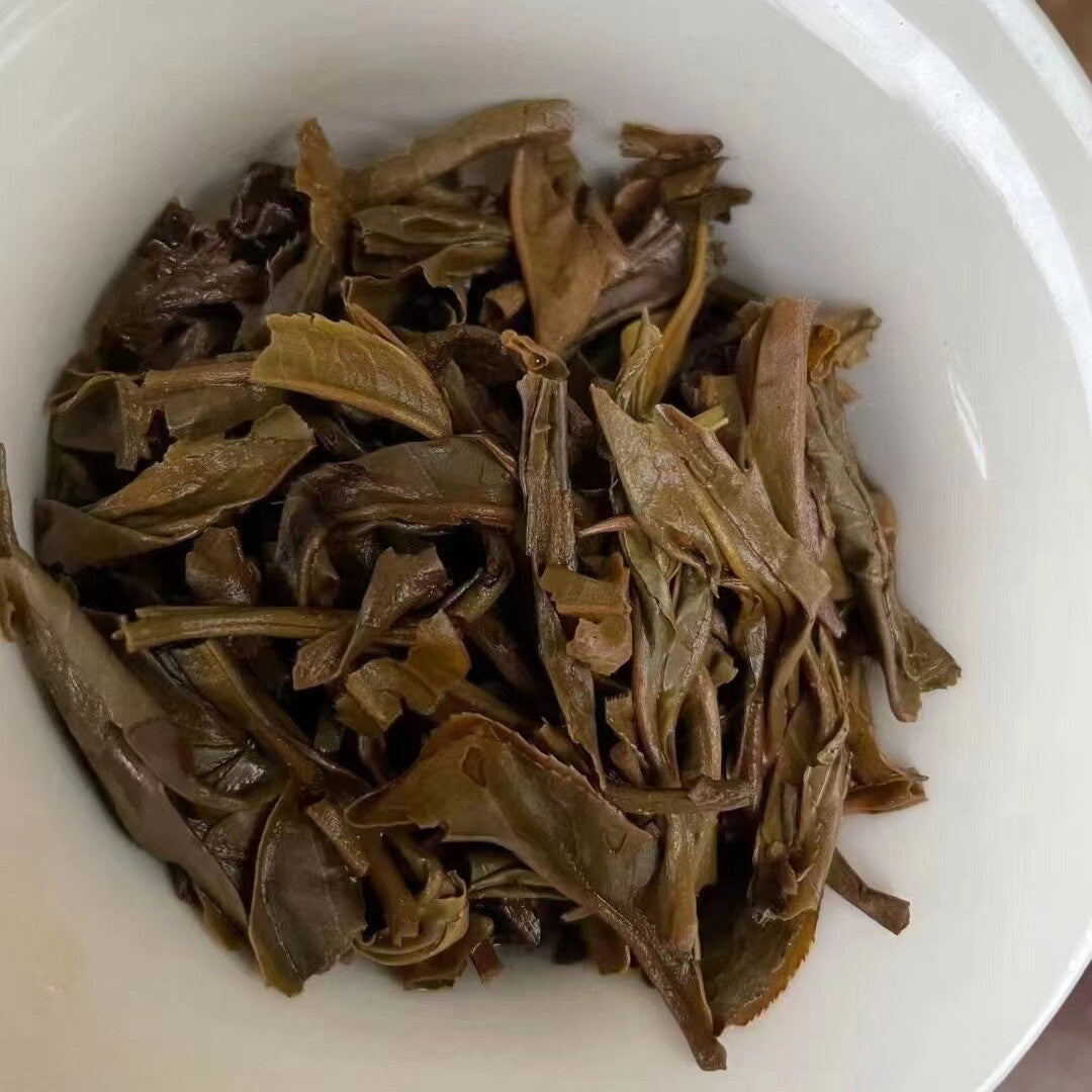 357g Yunnan Raw Pu'er Tea Cake Bingdao Mushu Pu-erh Tea Cake Big Leaf Puerh Tea