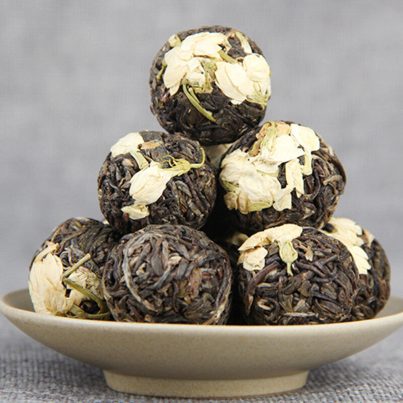 500g Yunnan Jasmine Pu'er Dragon Ball Cha Tea Ancient Tree Flower Pu-erh Tuocha