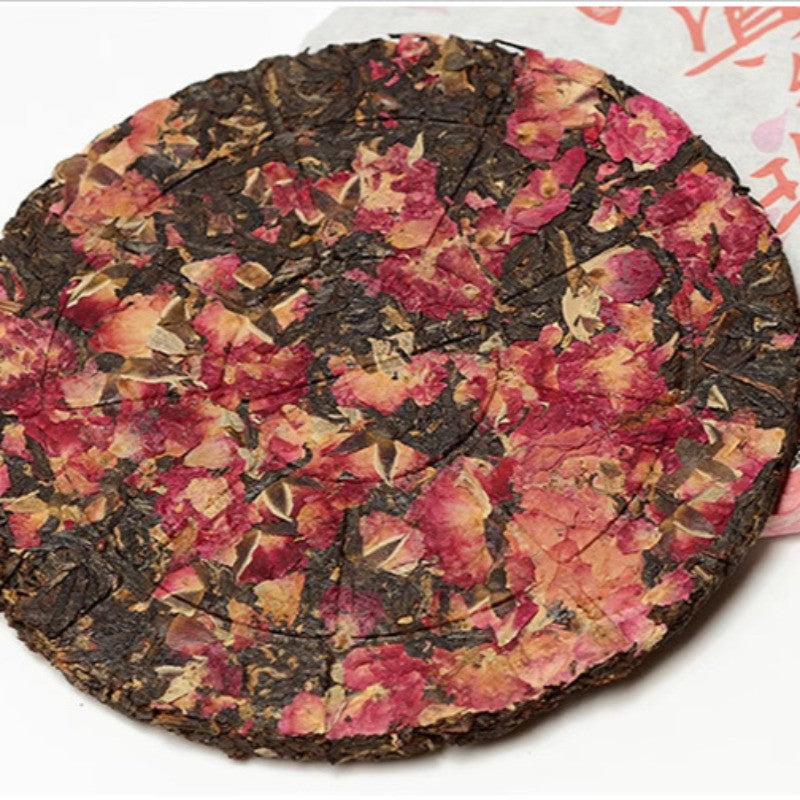 100g High-quality Yunnan Dianhong Tea Double-petaled Red Rose Tea Cake Tea Leaf