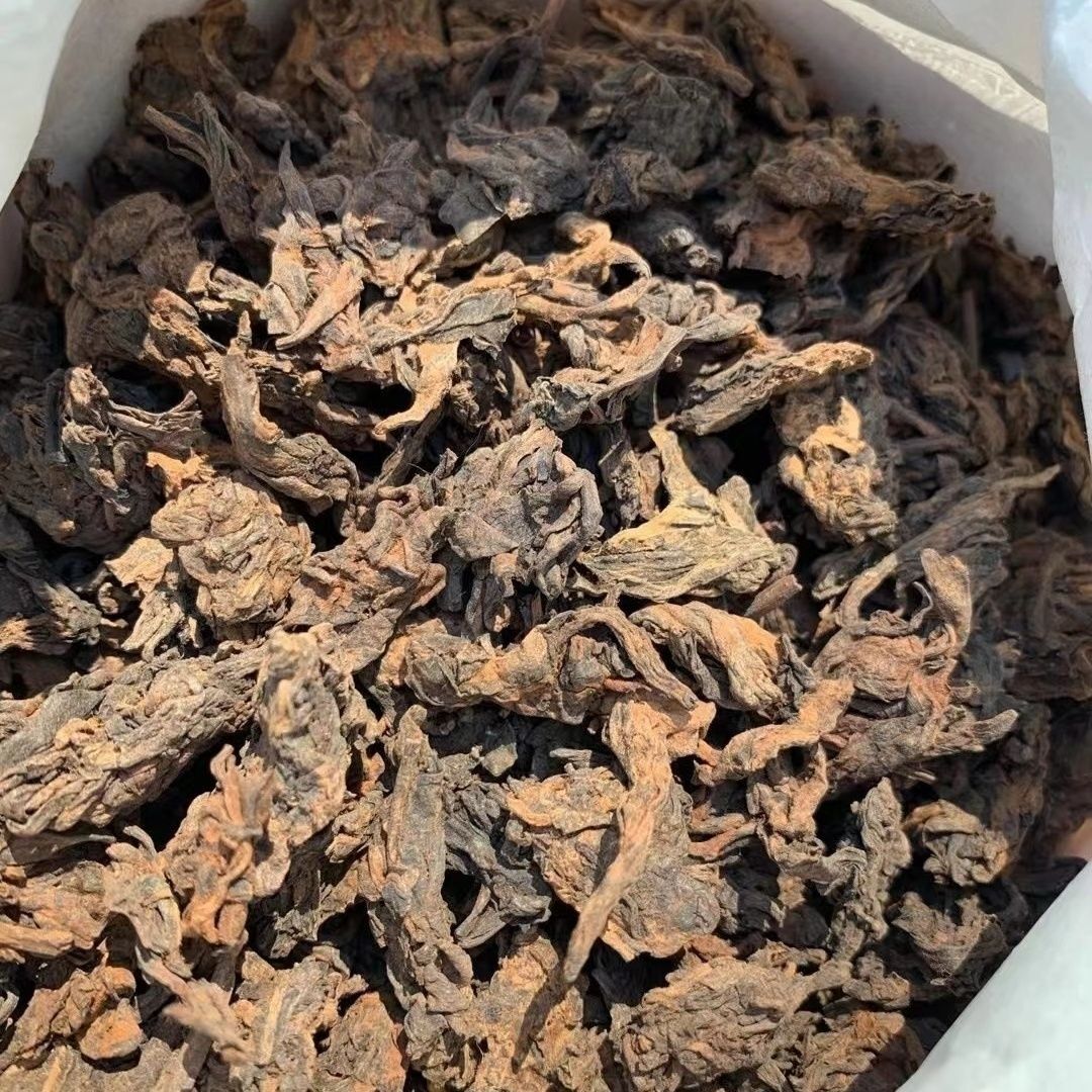 1988 Panda Pu-erh Tea Lao Cha Tou Puer Tea Ripe Menghai Ancient Tea 400g Basket