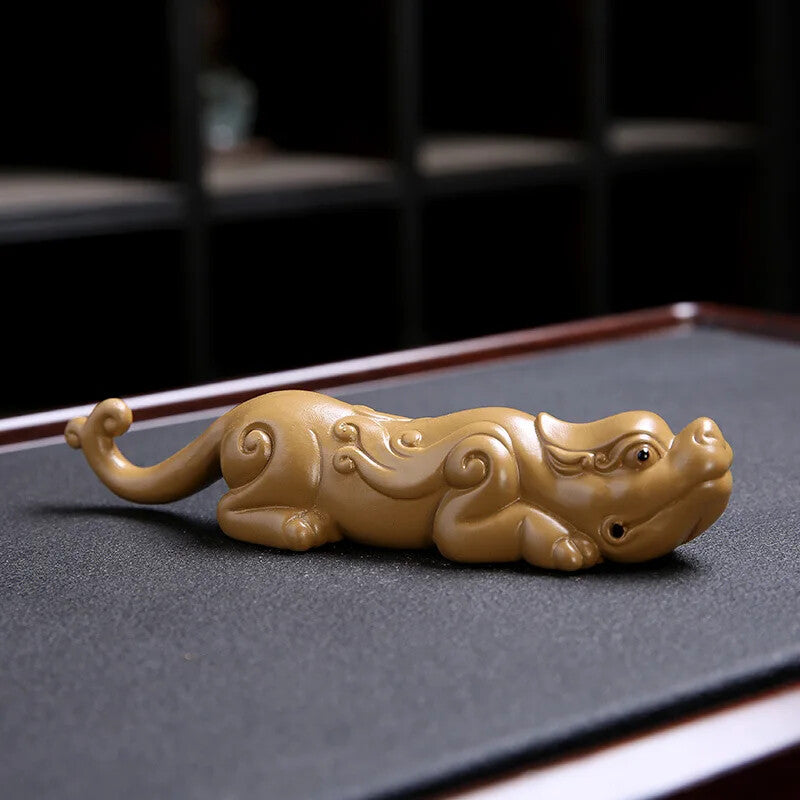 1pc Zisha Tea Pet Lucky Tea Table Decoration Tea Ceremony Tea Pet Zen Tea Set