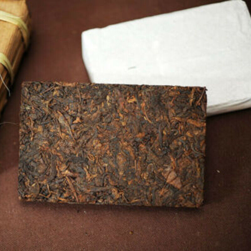 PU'ER Tea Lao Man E Pu-erh Tea Brick 500g Ripe Puer Ancient Tree Pu'er Tea