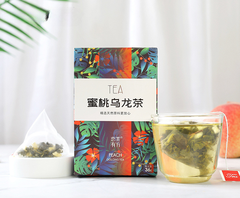 Flower Fruit Tea Triangle Bag Cold Soaked Tea White Peach Oolong Honey Peach