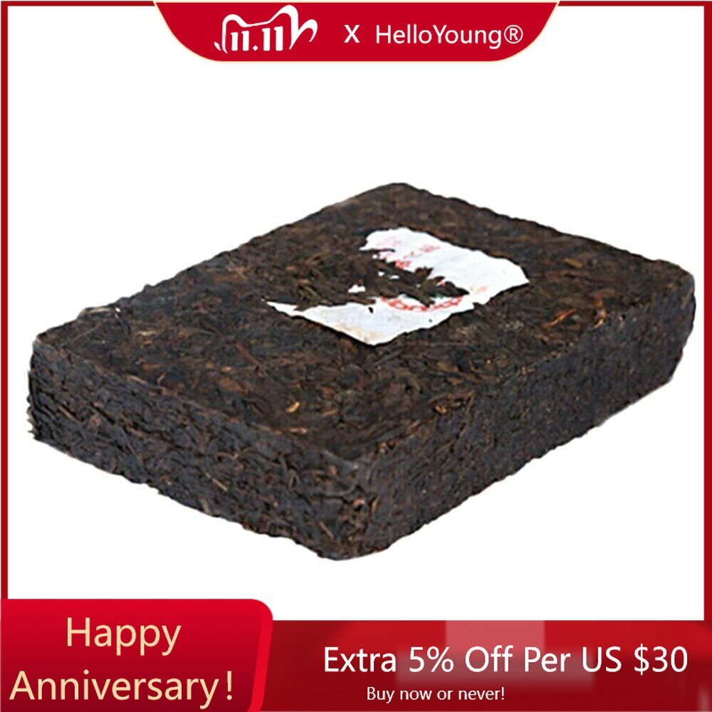 8312 Liupao Tea Hey Cha Liu Bao Zhong Cha Dark Tea Chinese Tea Brick400g-