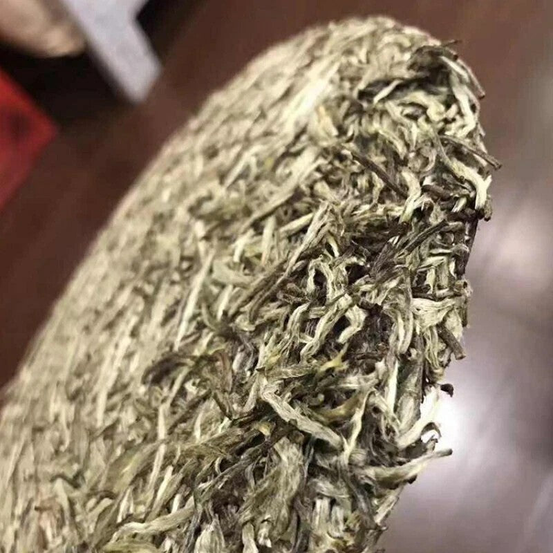 300g Premium Silver Needle White Tea Cake Chinese Organic Bai Hao Yin Zhen Cha