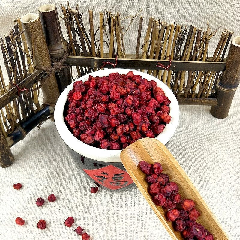 Dried Schizandra Berries Wu Wei Zi Organic Schizandra Berri Herb Tea 500g