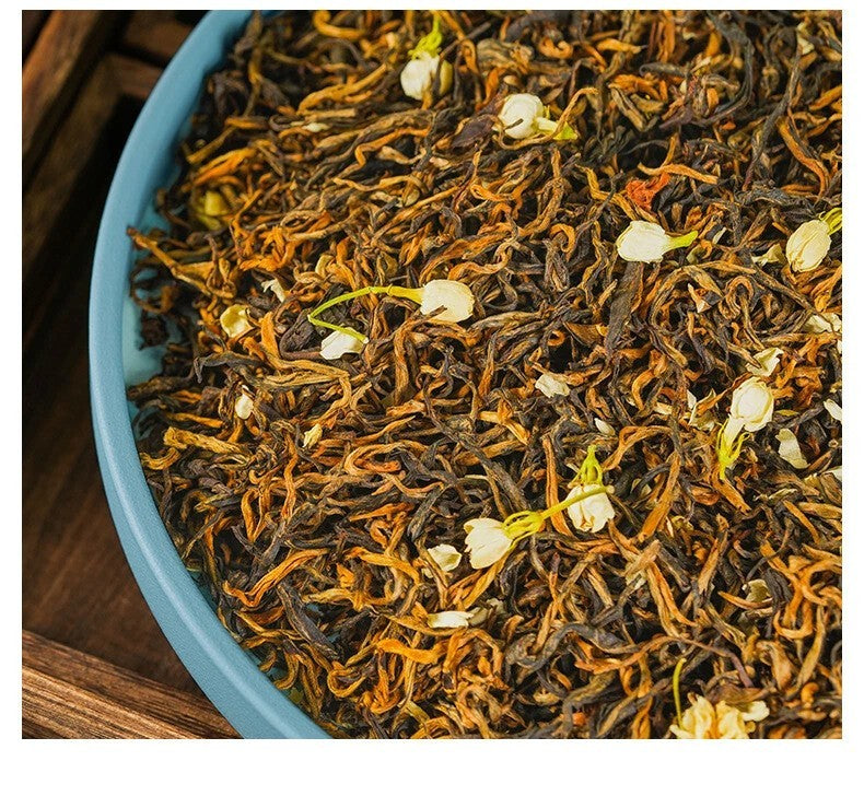 1000g Handmade FengQing YunNan Jasmine DianHong Black tea MoLi Hua black tea