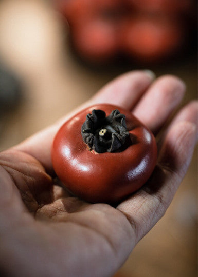 Tea Pet Table Pet Purple Clay Teapet Persimmon From Yixing Tea Set Decoration