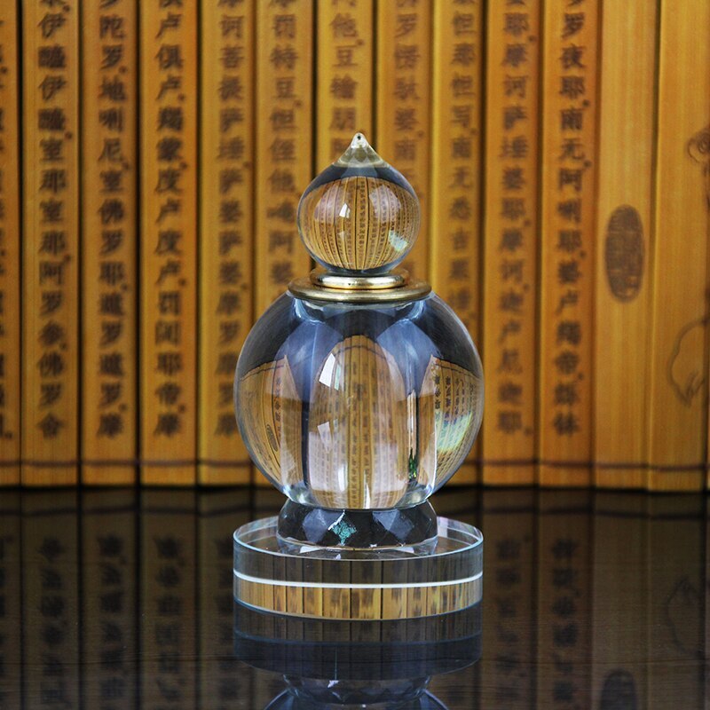 10cm Buddhism Sacred Stupa Pagoda Tower Buddhist Talisman Crystal Holy Statue