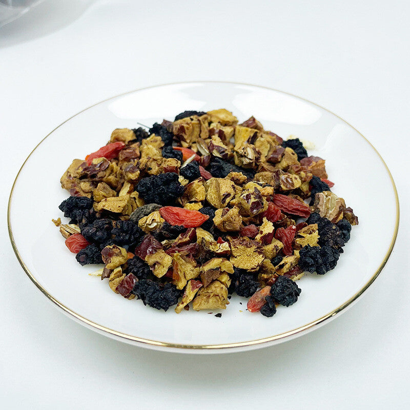 Date Tea for Men Energy and Wellness Support Ginseng Mulberry Goji Berry Red