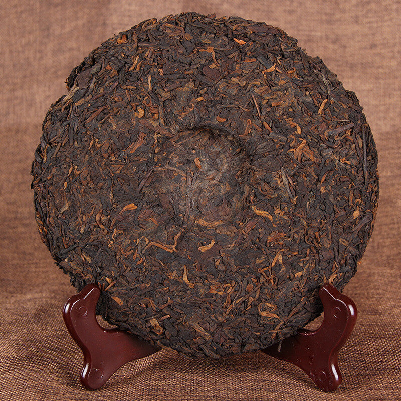 health Golden Bud Tea Cake Top-Grade Pu'er Black Tea Gift Tea 357g/12.59oz
