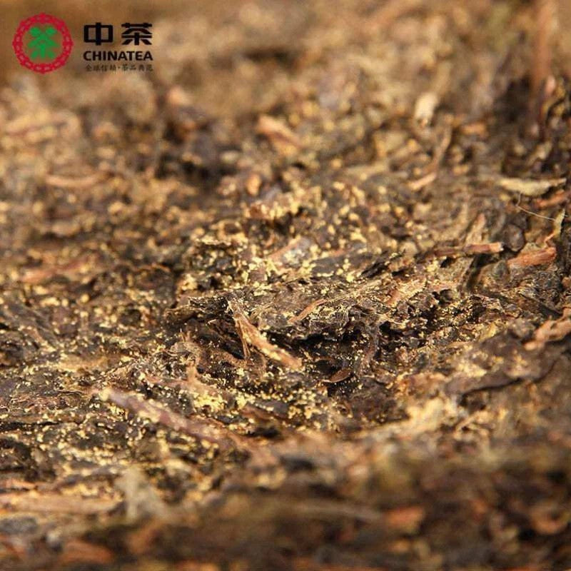 Hunan Anhua Golden Flower Dark Brick Tea Fu Zhuan Dark Tea Fu Brick Tea 760g