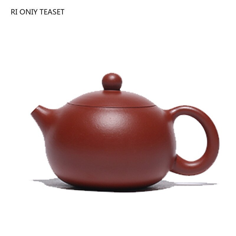 3.8" Handmade Purple Clay Teapots Xishi Tea Pot Ball Hole Filter Kettle Tea Set