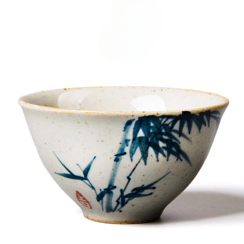Ceramic Tea Cup, Chinese Handmade Retro Tea Cup, Kung Fu Tea Set, Master Cup