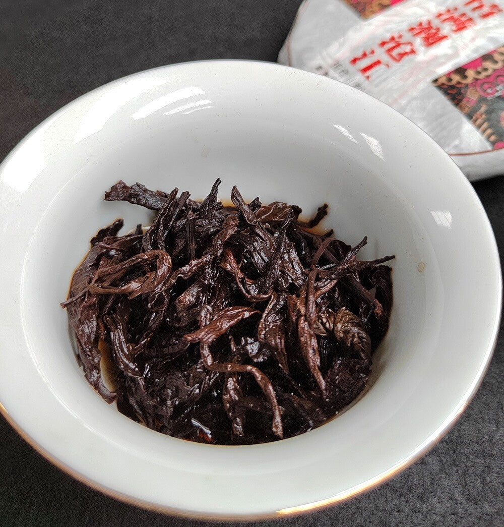 Organic Ripe Puer Tea Cake Fermented Puerh Tea Cake Natural Tea100g/3.52oz