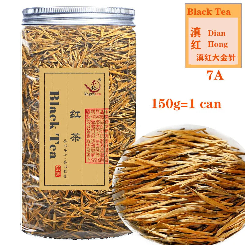 Sencha Green Tea Yunnan Dianhong Blank Tea Fengqing Ancient Red Tea 150g