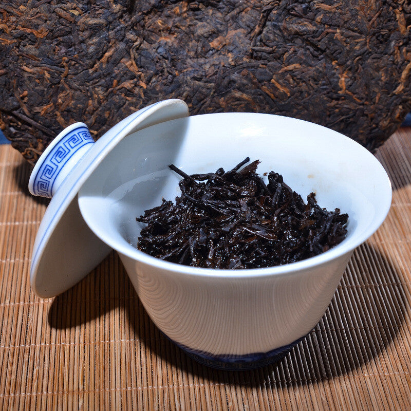 357g Healthy Food Chinese Yunnan Pu-erh Cooked Tea Banzhang Ripe Puerh Tea Cake