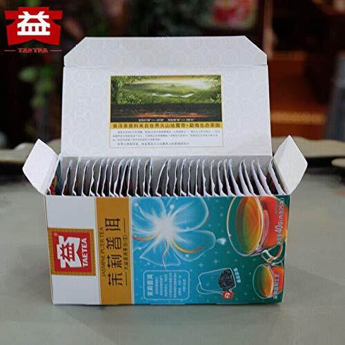 TAETEA Jasmine Pu'er Tea Yunnan Dayi Organic Tea Teabags Office Raw Puerh 25pcs