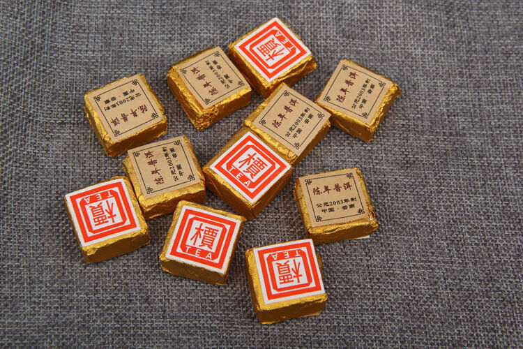 2003 Chen Xiang Cooked Pu'er Tea Ripe Puerh Mini Tuo Tea Cha Puer Brick tea