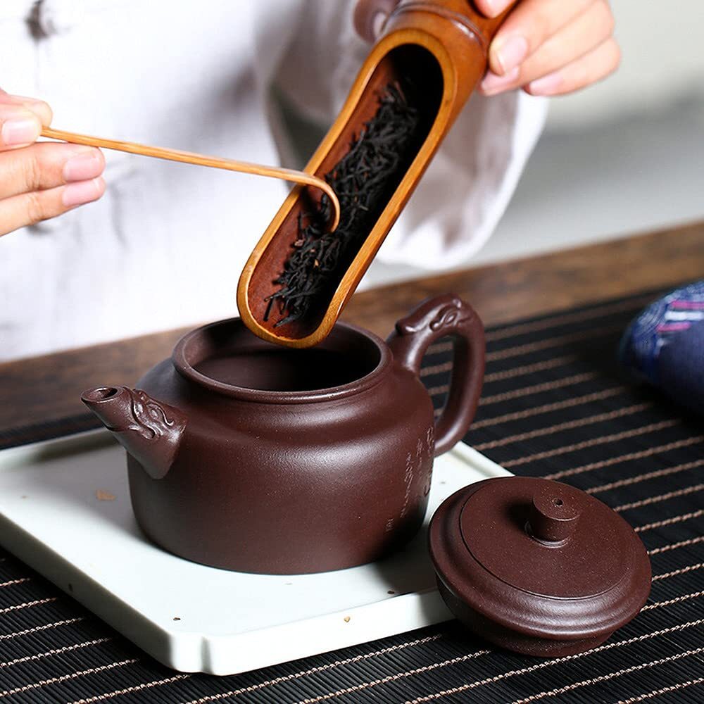 220ml Yixing Purple Clay Pot Handmade Teapot Household Tea Set Kettle Tea