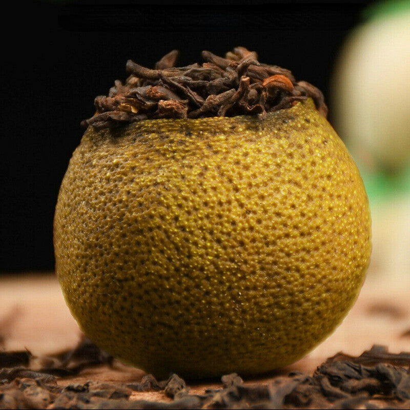 250g Organic Small Orange Peel Old Pu-erh Cooked Tea Diet Tea Puer Black Tea