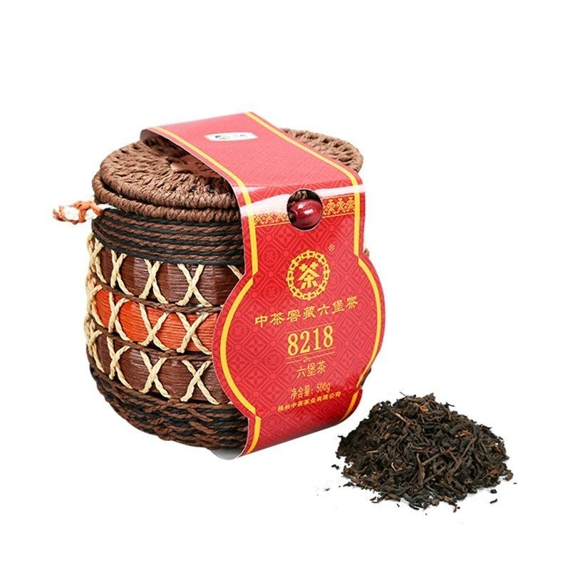500g Hei Cha 8218 Wuzhou Liu Pao Tea Jiao Cang LiuBao Black Tea Dark Tea