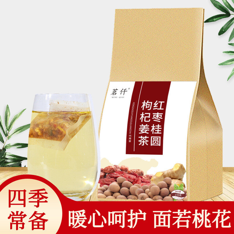 150gRose Tea Cinnamon Red Dates Wolfberry Ginger Tea Ginger Tea
