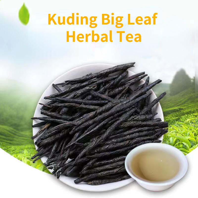 250g Bitter Herbal Tea Yunnan Big Leaf Kuding Tea Loose Package Chinese Herb Tea