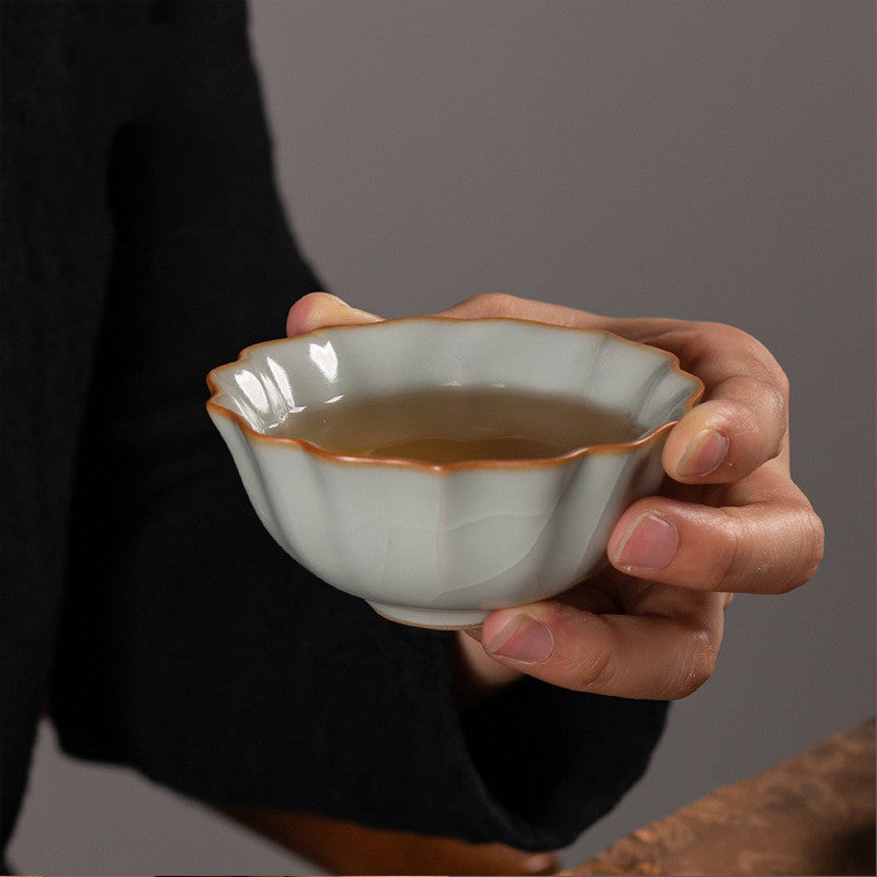 Ruyao Tea Cup Master Cup Kung Fu Tea Drinking Ceramic Tea Cup
