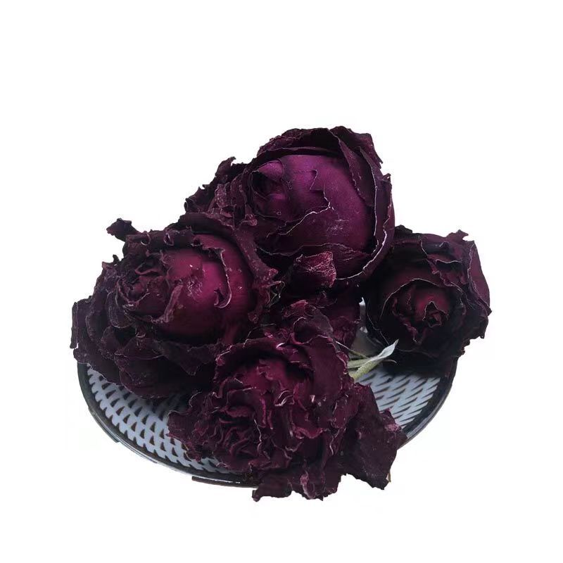 250g Organic Rose Herbal Tea Yunnan Dark Red Rose Flwoer Tea Natural Rose Tea
