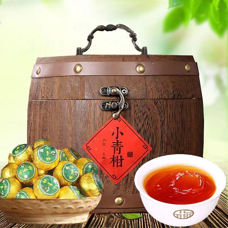 Orange Pu 'er Tea GongTing Puerh Ripe Tea Orange Pu 'er Tea 500g-