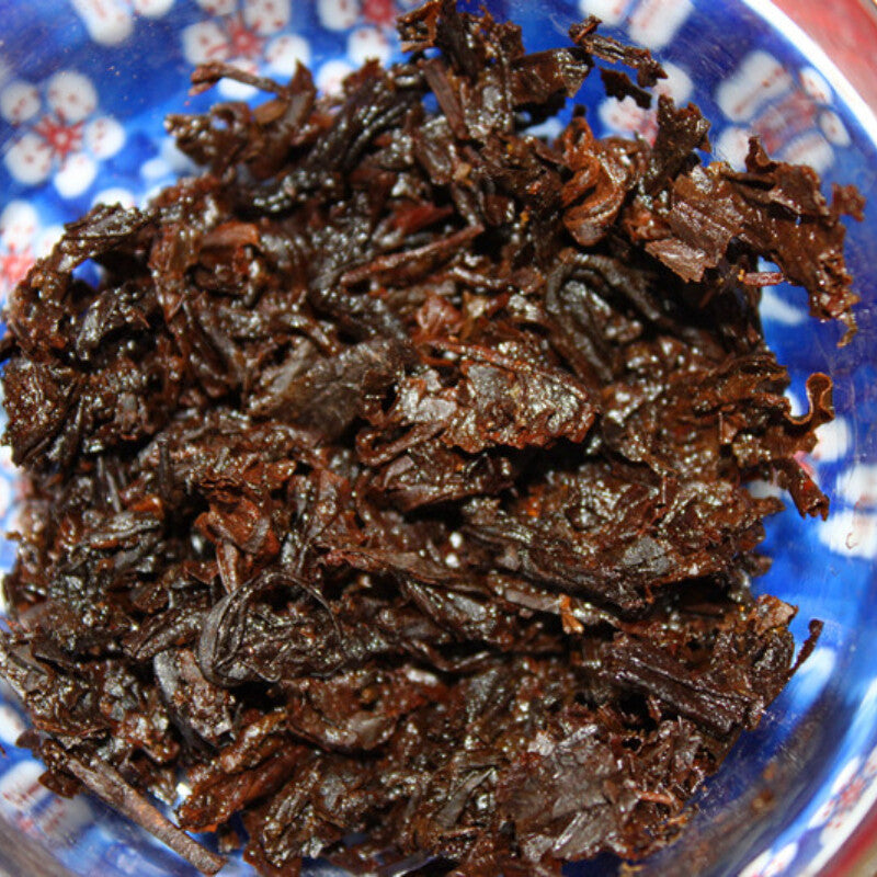 357g Premium Pu'er Tea Natural Ancient Tree Pu'er Cooked Tea Big Leaf Black Tea