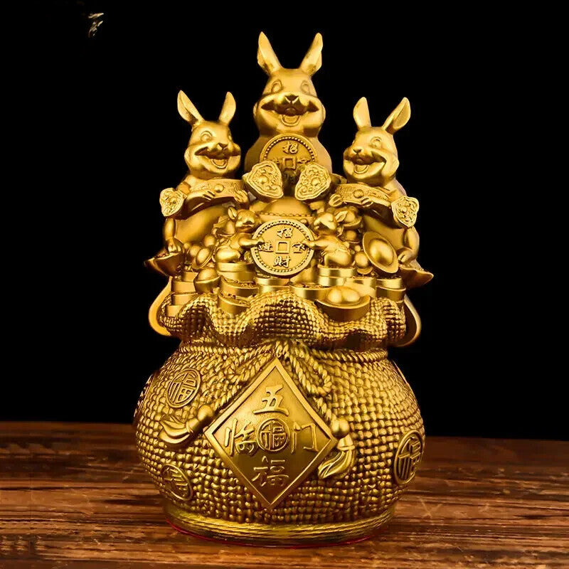 Lucky Copper Animal Ornaments Home Living Bedroom Feng Shui Sculptures Ornaments