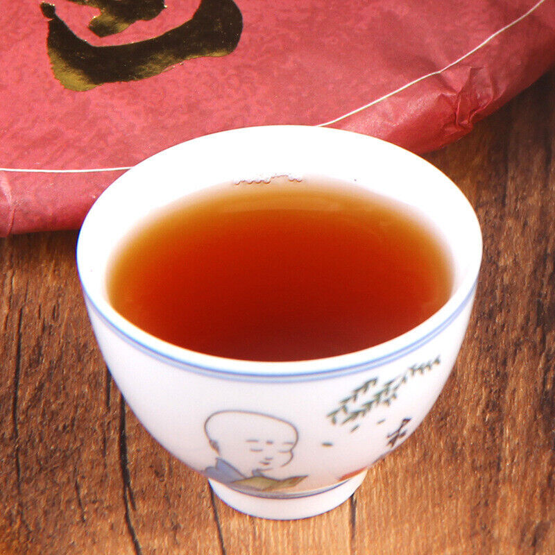 Iceland Jiao Mu Ripe Tea Cake Spring Tea New Tea Pu'er Seven Seed Cake Tea